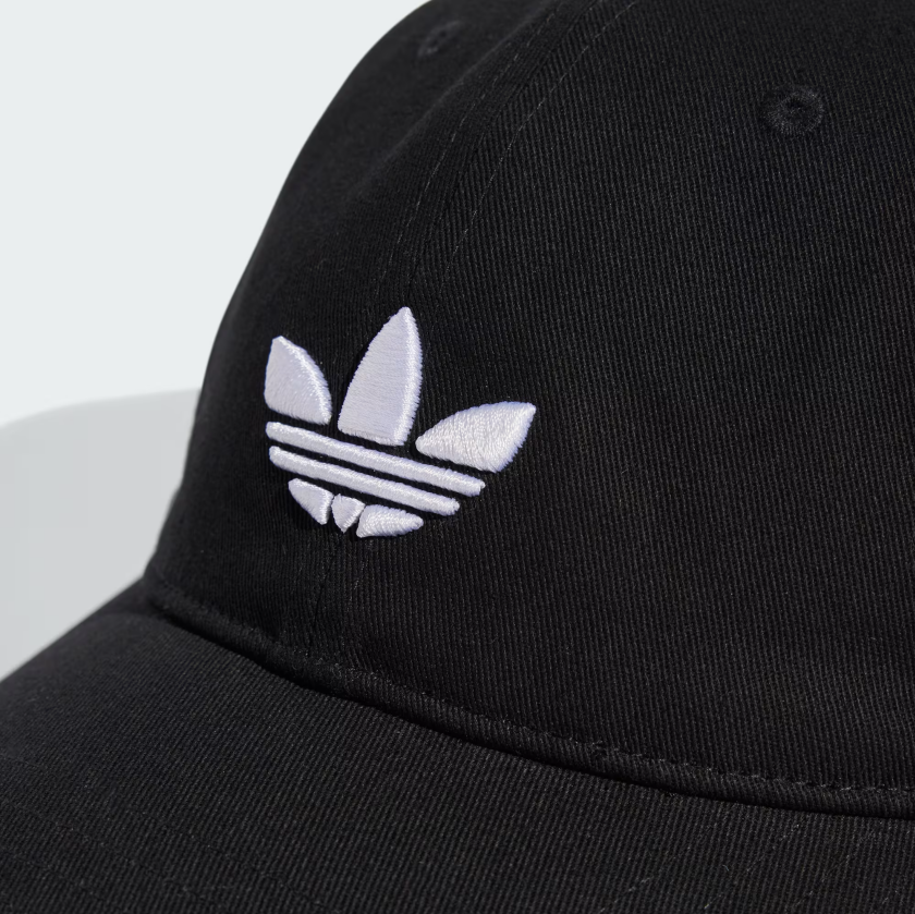 Adidas Adicolor Classic Trefoil Baseball Cap(Black)