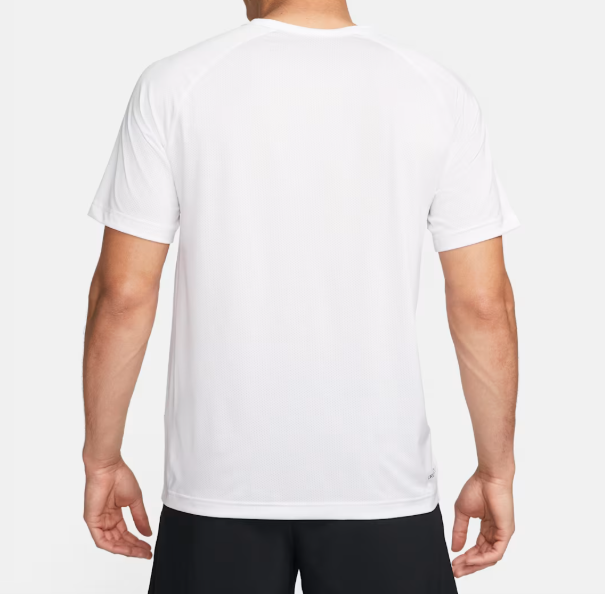 Nike Ready Men’s Dri-FIT Short-Sleeve Fitness Top-White