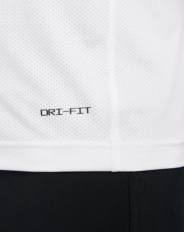 Nike Ready Men’s Dri-FIT Short-Sleeve Fitness Top-White