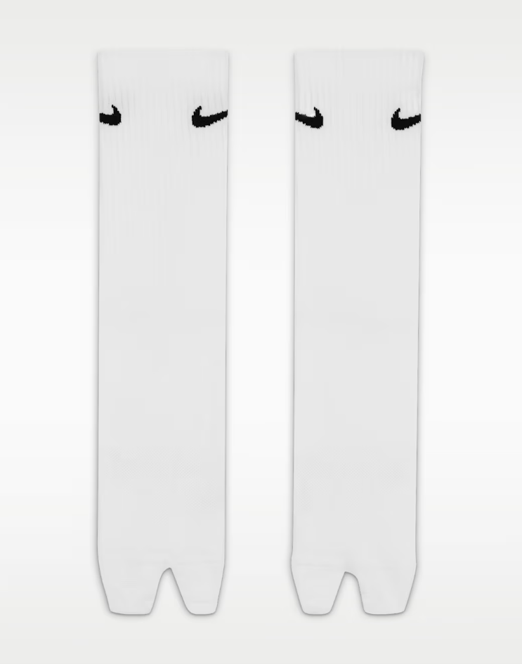 Nike Everyday Plus Lightweight Crew Socks for Men & Women, Cushioned Comfort Sports Socks, Breathable Everyday Essentials, Gym & Streetwear Must-Have，White