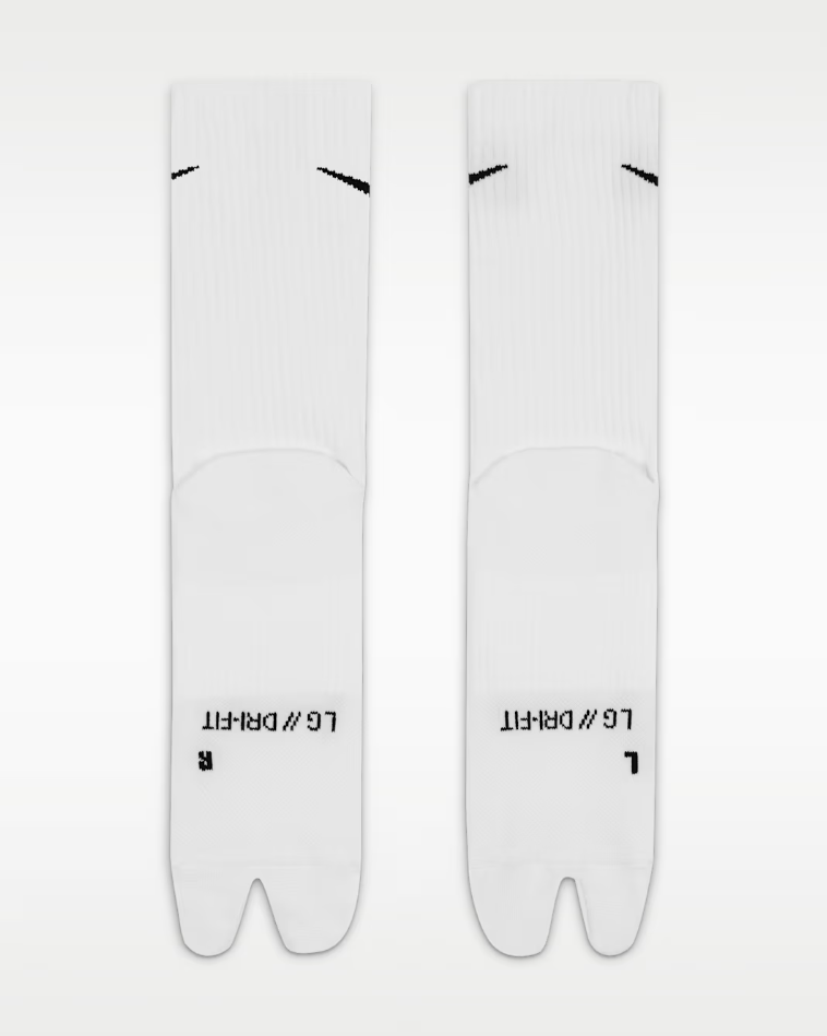 Nike Everyday Plus Lightweight Crew Socks for Men & Women, Cushioned Comfort Sports Socks, Breathable Everyday Essentials, Gym & Streetwear Must-Have，White